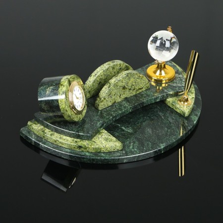 Set of a desktop with a clock, 25x13x10 cm, coil-1