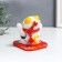 Pendulum ceramics "manei-nako with flower" from solar batteries 10x8.3x9.7 cm