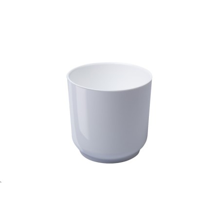 Kashpo "Delta" with a tab, 4.4 l, white color-1