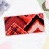 Money envelope "Universal" red patterns, 16x8 cm
