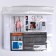 Antimosquito mesh for doors, 90 × 210 cm, on magnets, white color