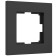 Frame for 1 post Slab (black matte) W0012908