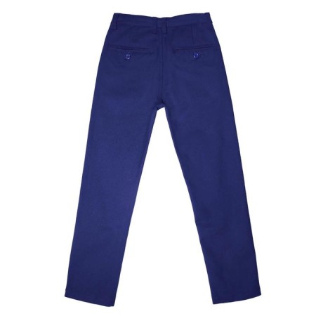 Pants for a boy, height 140 cm, blue color-1
