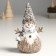 Polystone souvenir "Snowman in a cap of cones and stoopers" 10x8x17 cm