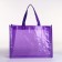 Household bag without fastening, purple color