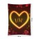 Decorative panel with photo printing "Love", vertical, size 150x200 cm