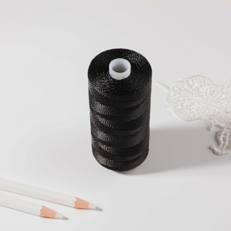 Threads 3k, 200 m, black color No. 6818-2