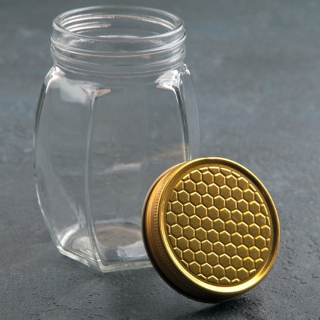 Glass jar for honey and jam "Sot", 400 ml, 8 × 12 cm-2