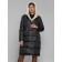 Coat insulated winter female, size 42, black color