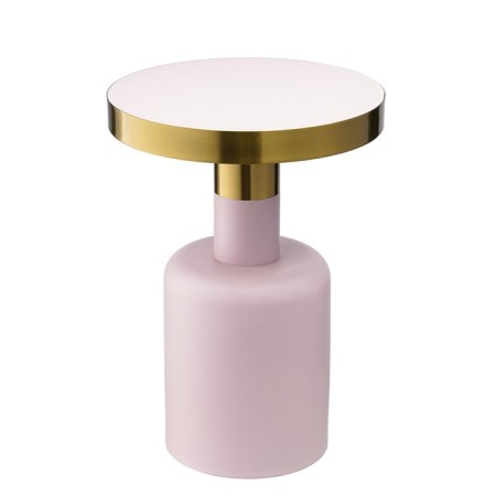 Coffee table from 350 × 350 × 510 mm, pink color-3