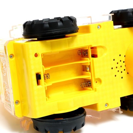 Tractor "gears", works on batteries, sound and light effects-3