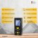 Laser rangeer Deli DL4170 102963, ± 3 mm, 80 m