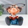 Souvenir Polystone stand for the glasses "Grandpa with a book" 13x10x11 cm