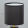 Traffic light "Jenn" E27 40W black and golden 16x16x35 cm Risalux