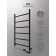Electric towel Indigo ARC, 800x400 mm, hidden installation, black