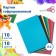 A set of color cardboard "corrugated" 10 sheets 10 colors, 180g/m2, 21x29.7 cm