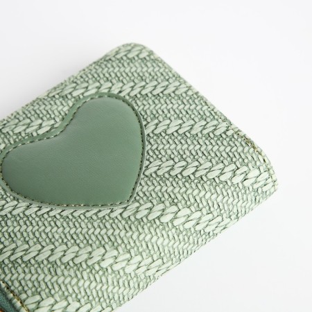 Children's wallet with lightning, green color-2