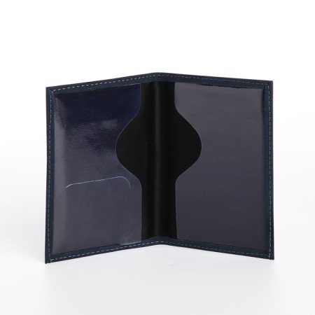 Cover for passport, dark blue color-4