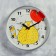 Wall clock, interior "cat with a ball", D-30 cm, silent