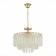 Suspended EVOLUCE lamp. Sle260103-05. Reggio. 5x40 watts, E14, 55x55x45 cm, Shampan