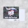 Congratulatory card "From February 23!" tanks and camouflage, 8 x 6 cm