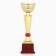 Cup 174C, award figure, gold, plastic stand, 26.5 x 8 x 7 cm.