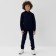 Costume (sweater and trousers) children's minku, dark blue color, height 122 cm