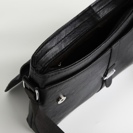 Male bag, black color-4