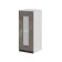 Cabinet hinged with a Noktyurn showcase 300x300x720 white/dark concrete/anthracite