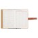 Organizer A5, with a header, 100 sheets, line, PVC cover, blue