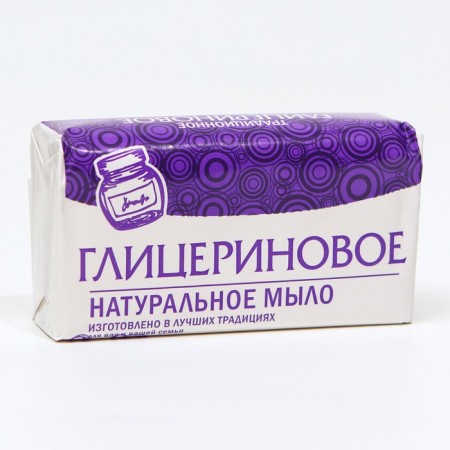 Glycerin soap in paper packaging, 160 g