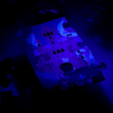 Puzzle with a flashlight "Visiting Lama", 88 details-5