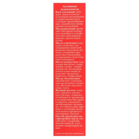 Monastic ointment "Solokh Aul", sinusitis and otitis media, 30 ml-5