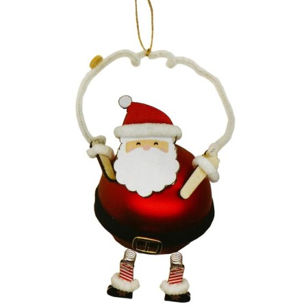 Set for creativity - Create the Christmas tree decoration "Santa Claus on a wire"-1