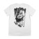 Men's T -shirt Moteq Shadow, size l, white, black