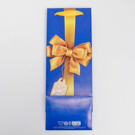 Gift package for a bottle, packaging, "with a bow", 36 x 13 x 10 cm-2