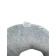Soft Bagel neck pillow, size 23x28 cm, gray color