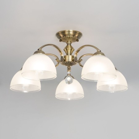Cutilux Cutilux chandelier “Francesca” CL417153 58x58x26 cm, 5x75W, E27, brown color-3