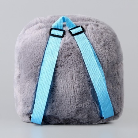 Baby plush backpack "Bunny Pushistik", 24 × 22 × 7 cm-4
