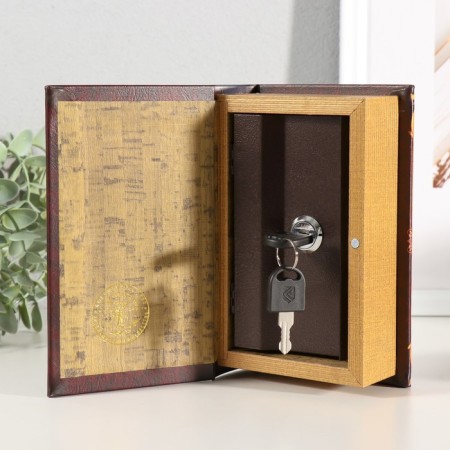 Safe tree Book Leather "Personal capital of a real man" 17x11x5 cm-1