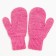 Double mittens, pink color, size 10 (0-3 years)