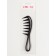 Curly hair comb 18.5*5*1cm plastic black bag QF