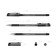 Ballic handle Erichkrause Ultra-30 Original, node 0.7 mm, black ink, letter length 1000 meters