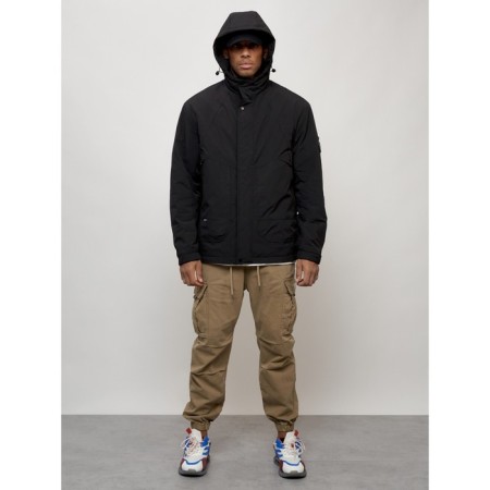 Male spring jacket, size 50, black color-13
