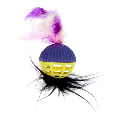 A toy for cats "rattle with a bell, pen and fur" zoonik, mix