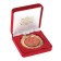 Jubilee medal in the velvet box “Happy 70 years”, D = 6.5 cm.
