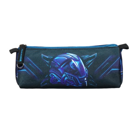 Penal soft, 1 department, 85 x 200 x 65 mm, voluminous, Phoenix "Astronaut" Blue 61902-1