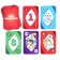 A board game to reaction and attention "Umo Momento", 70 cards, 8+