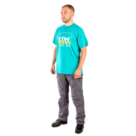T-shirt Payer Travel Mob, Cotton, Tiffany, XXXL-3