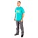 T-shirt Payer Travel Mob, Cotton, Tiffany, XXXL
